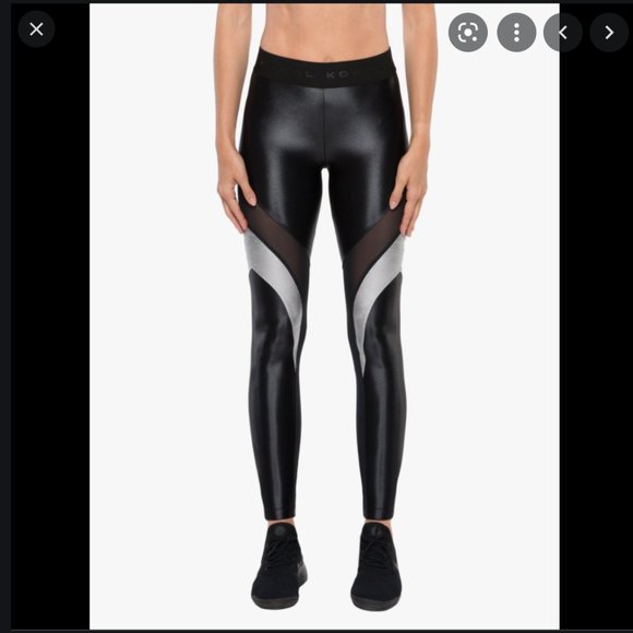 LAST CHANCE - Koral Frame High Rise Chrome Leggings - Picture 3 of 7